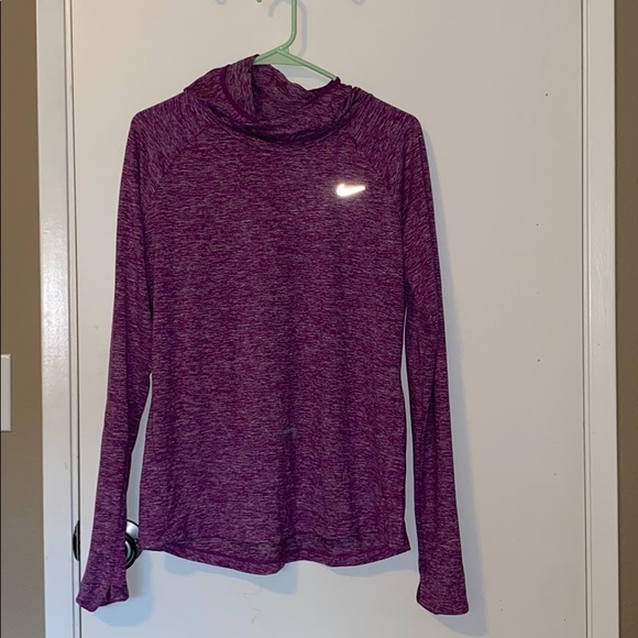 Nike Tops - EUC Nike Dri Fit funnel neck top size L